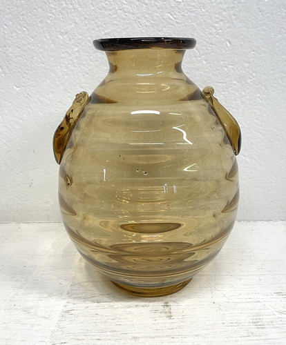 Antico vaso vetro soffiato - vetro,