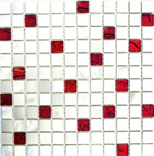 Mosaico tegola alluminio vetro - tegola,