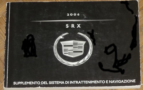 Uso manutenzione cadillac - cadillac, srx
