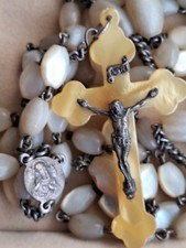 Antico rosario con croce - , e