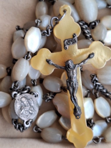 Antico rosario con - , croce