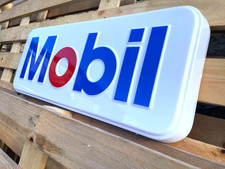 MOBIL LIGHT BOX SIGN GAS AND