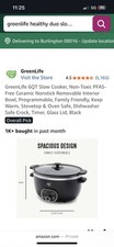 Green Life 6 QT Slow Cooler