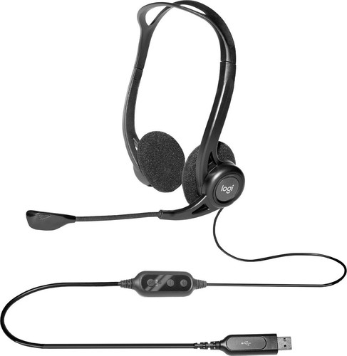 Cuffie usb logitech microfono - usb,