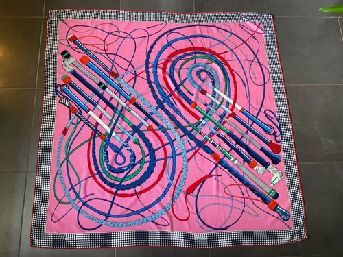 Foulard scarf chale hermès - scarf,