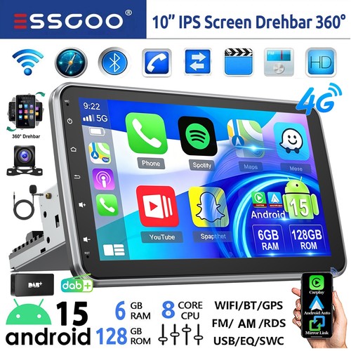 Dab autoradio android15 - 10.1",