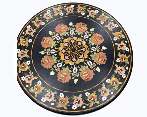 Marmo nero table top - ", semi