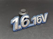 FIAT 1.6 16V 1.600 1600 LOGO SIGLA EMBLEMA FREGIO STEMMA SCRITTA BADGE TARGA