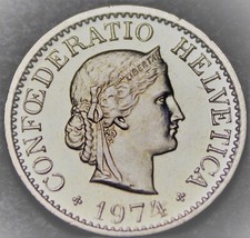 Switzerland 10 Rappen, 1974