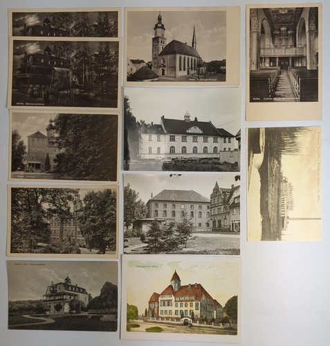 Lot postkarten rötha - ak,