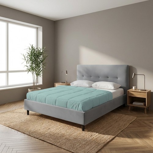 Letto matrimoniale imbottito - letto,