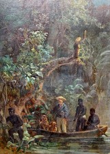 Spedizione su un fiume nella