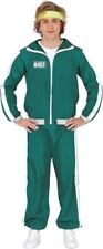 COSTUME CARNEVALE HALLOWEEN TUTA VERDE GIOCATORE SQUID GAME