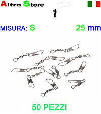 50 GIRELLE CON MOSCHETTONE ALTA QUALITA' MIS. S  PESCA SURF BOLOGNESE PALAMARO 