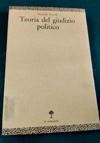 Arendt teoria del giudizio - del,