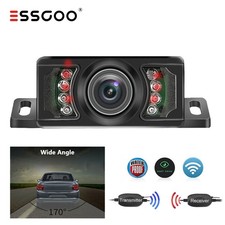 ESSGOO Luce Targa Telecamera