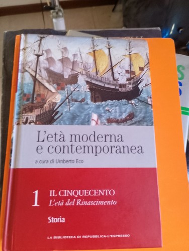 Libro età moderna - libro, e