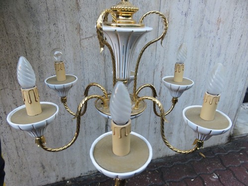 Lampadario ottone e - lampadario, in