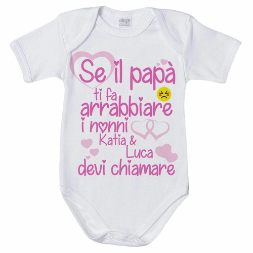 Body neonata personalizzato