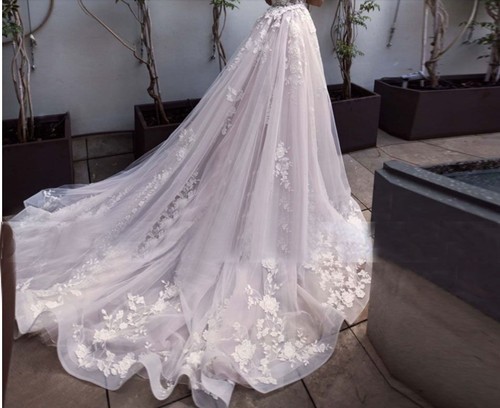 Gonna sposa rimovibile - da,