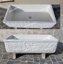 LAVELLO LAVANDINO LAVABO PILOZZO IN CEMENTO MARMO DA ESTERNO CUCINA PER GIARDINO