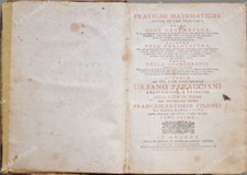 (Matematica , agrimensura, cosmografia, gnomonica) FILONZI FRANCESCANTONIO, 1775