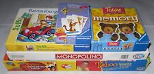 Lotto 7 giochi da tavolo Monopolino Taboo Memory Mercante Hello Kitty Puzzles