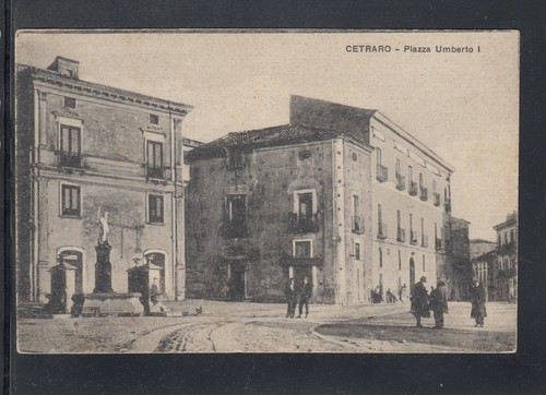 Cartolina cetraro piazza - cartolina,