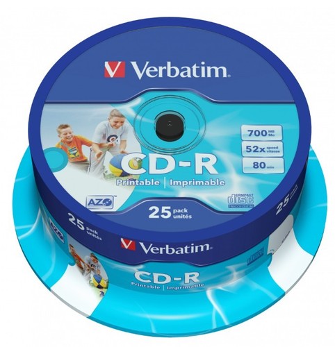 43439 confezione 25cd r - confezione, 25cd-r