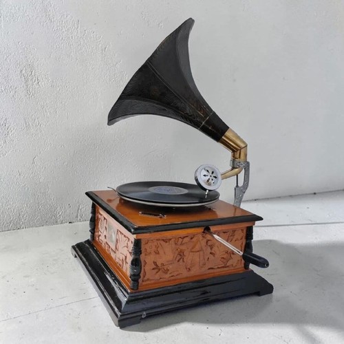 Grammofono antico fonografo - grammofono, antico,