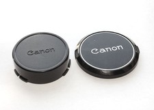 Lotto Canon tappi obiettivo fd retro e anteriore diametro 55mm made Japan