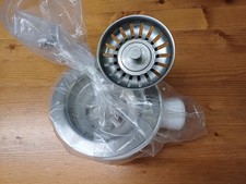 KIT PILETTA acciaio INOX con TAPPO LAVELLO MONO VASCA FOSTER 8403303