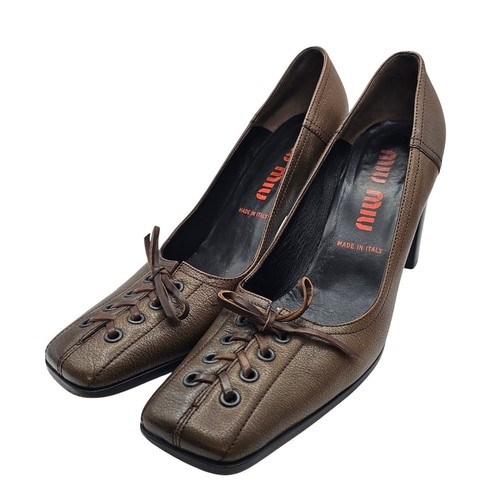 Decolte vintage miu pelle - vintage,