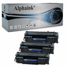 3 TONER PER HP Q7553X LASERJET P2015 P2015D P2015N P2015DN P2015X M2727NF S
