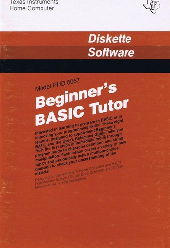 Ti tutor base - ti-99/4a,