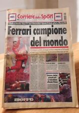 Ferrari Campione Del Mondo -Giornale Da Collezione Corriere Dello Sport