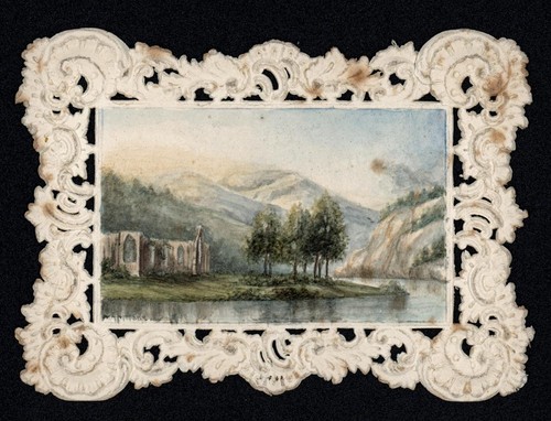 Dipinto acquerello miniatura