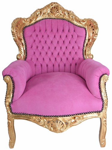 Xxl poltrona stile barocco - poltrona,
