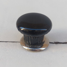 POMELLI VINTAGE PER MOBILI IN VETRO NERO