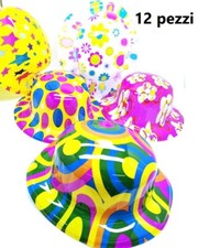 Set 12 Pezzi Cappelli Bombetta