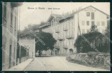 Biella Mosso Santa Maria Hotel Bellevue cartolina RB8940