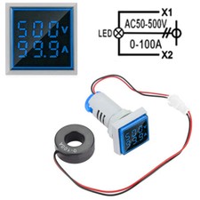 AC 60-500V 0-100A 22mm 3 in 1