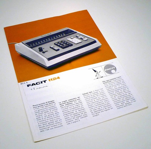 Facit 1124 calcolatore - facit,