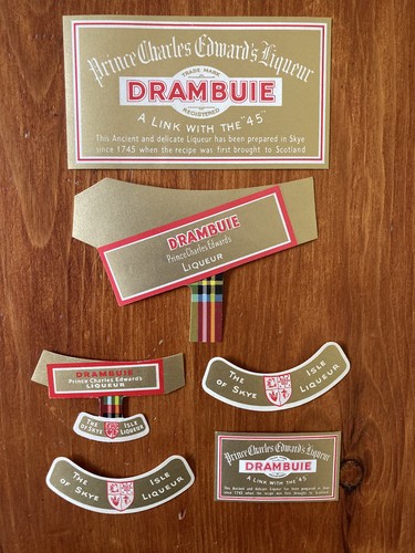 Vintage labels drambuie - 6,