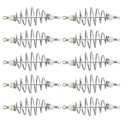 10pz gabbia esche pesca - 10pz, a