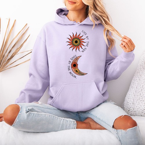 Felpa con cappuccio donna - da,