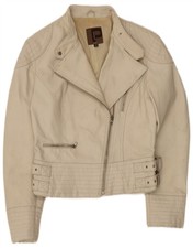 Giacca biker donna pelle