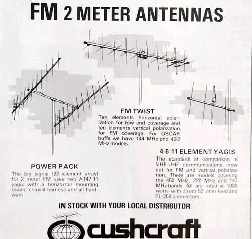 Cushcraft 1975 metri - cushcraft, fm