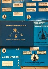 6 Volumi schemario radio-telefonia-rtx di Aa.vv., Editrice Antonelliana Torin