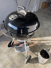 barbecue weber completo di ciminiera di accensione